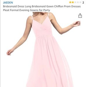Prom/Bridesmaid dress in Blush